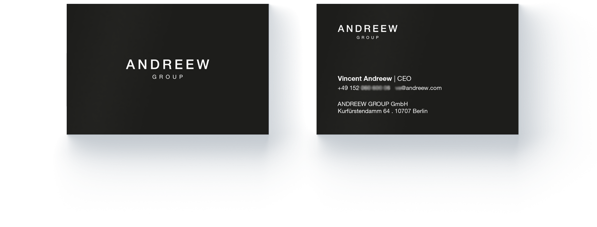 Corporate Design & Branding ANDREEW HOLDING