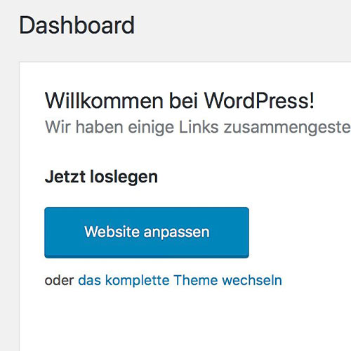 Einfacher Einstieg