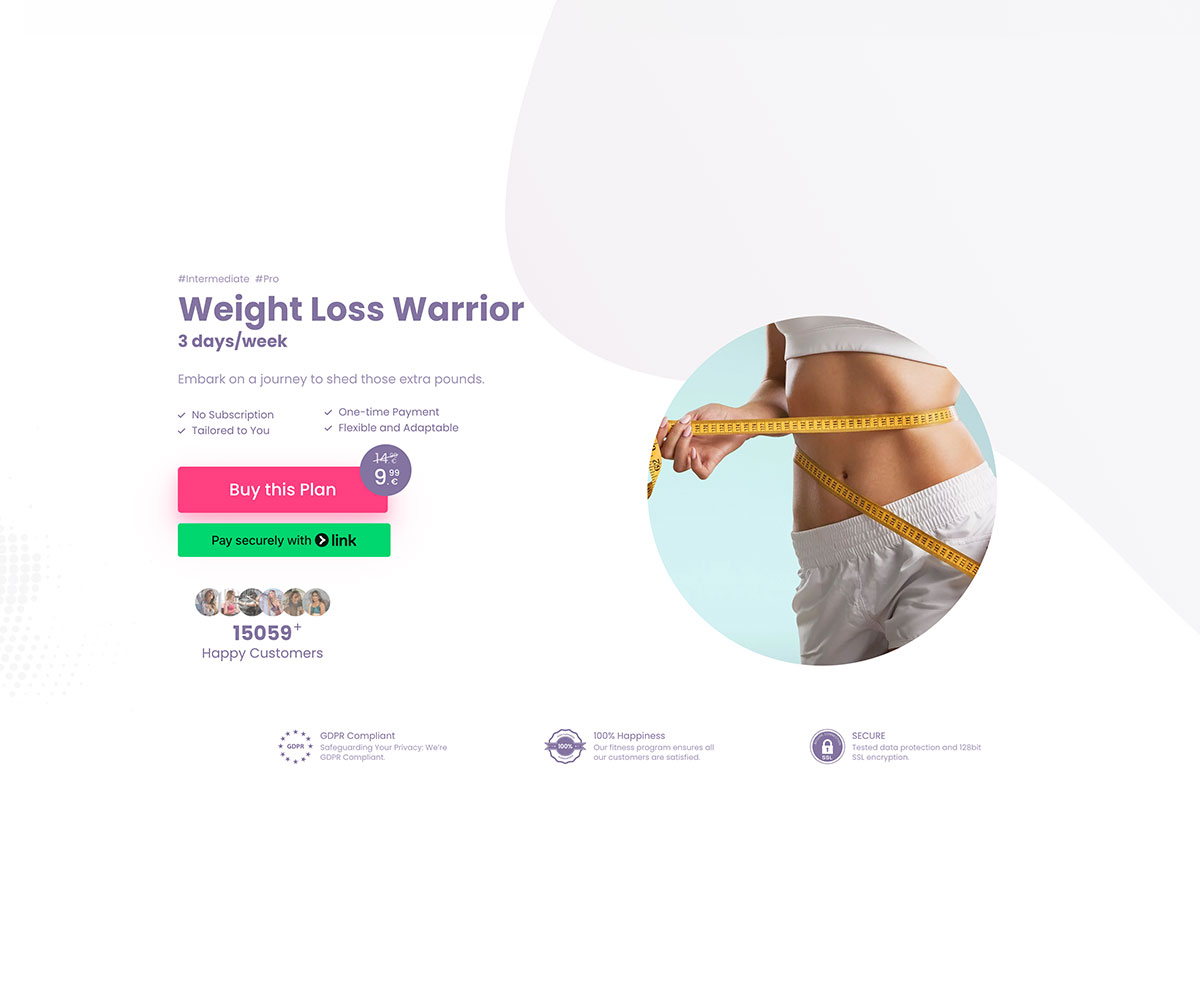 Desktop-Ansicht des WooCommerce-Shops herbodyplan.com