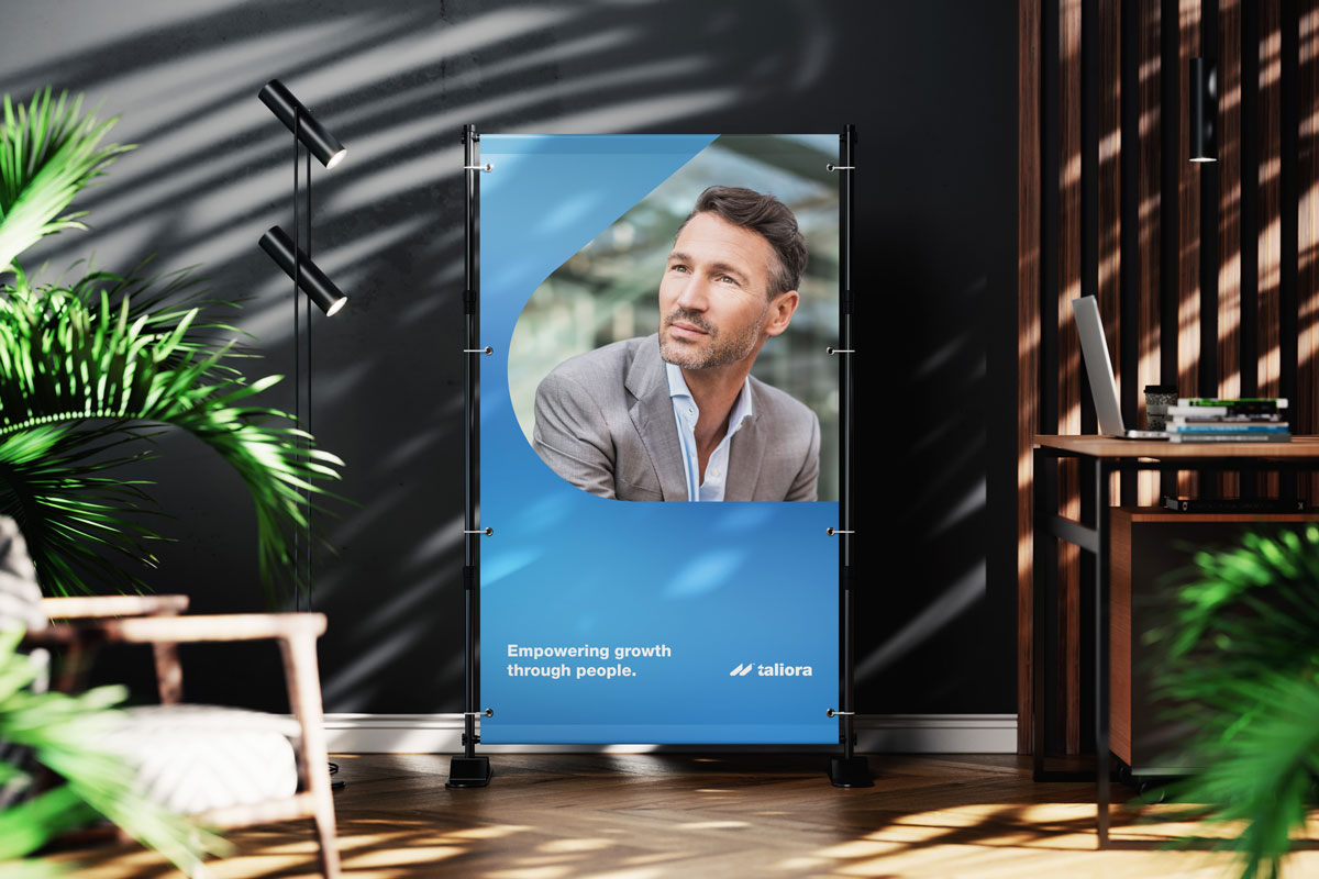 Poster im Corporate Design von taliora