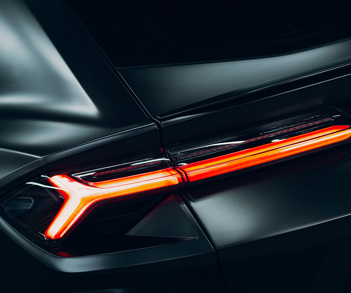 Rücklichter eines Autos