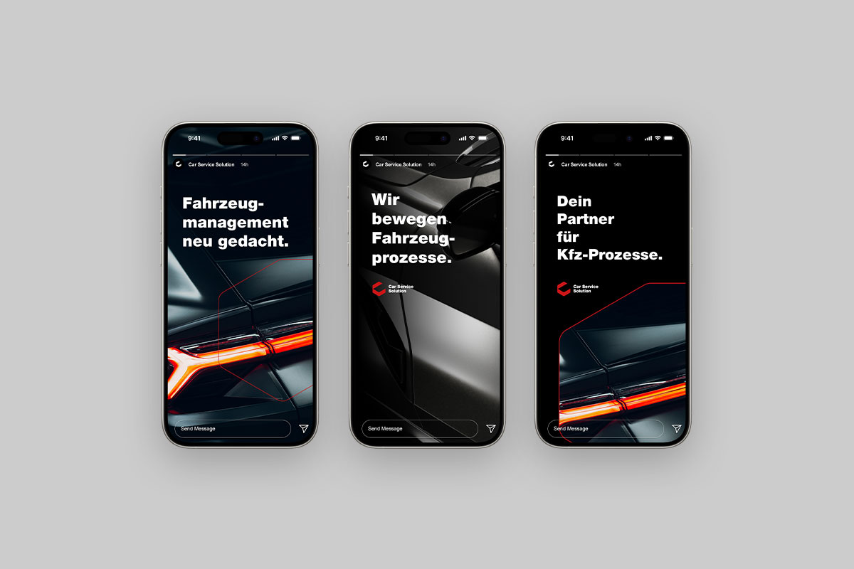 Social Media Design von Car Service Solution CSS